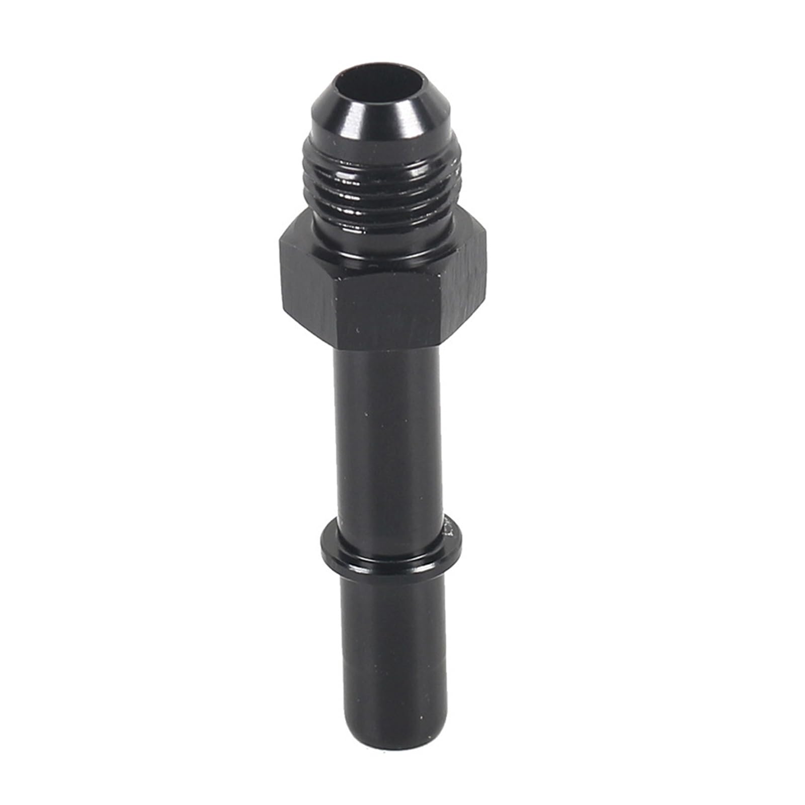 FIRSTXIU 6AN 8AN Stecker Auf 3/8 5/16 Schlauch Gerade Fitting Adapter AN6 3/8" AN6 5/16" Aluminium Schwarz von FIRSTXIU