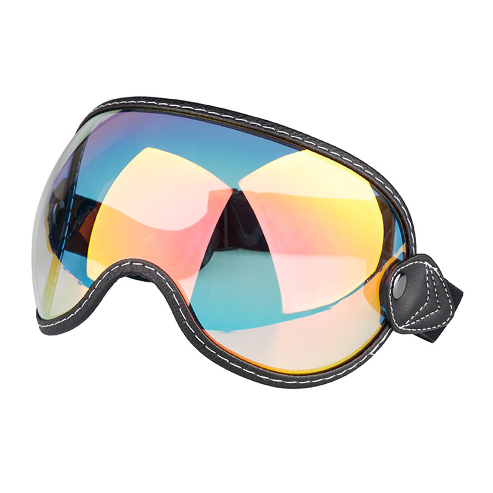 FIRSTXIU Rennbrille Bubble Sonnenbrille Schutzbrille Mit Breiter Bubble Linse Die Die Sicherheit Von Bikern Erhöht von FIRSTXIU