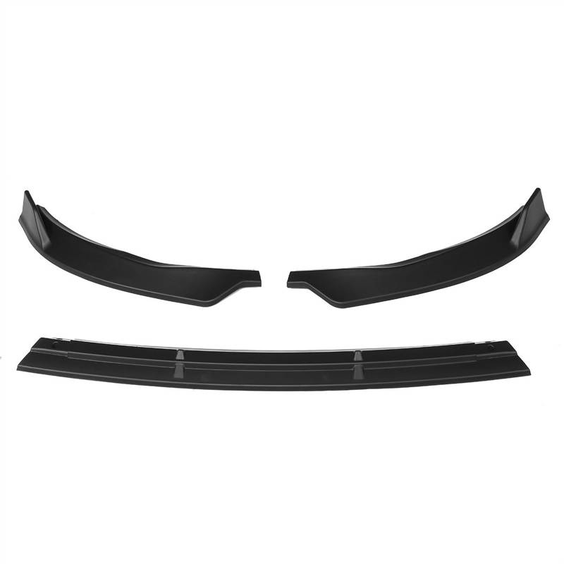 FIXCOR 3PCS Für Mercedes Für Benz W205 C-Klasse Für Sport 2019 2020 W205 Frontschürze Lip Deflektor Lip Diffusor Spoiler Lippe (Color : Matte Black) von FIXCOR