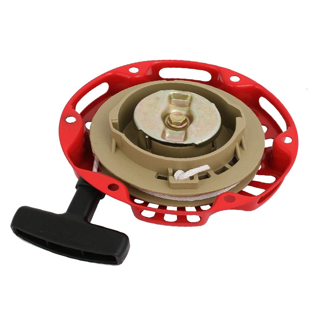 Lon0167 145 mm x 40 mm Kunststoffgriff Generator Motor zuverlässige Effizienz Pull Recoil Start-r Teile rot (id:a7d ee 44 58c) von FIYA