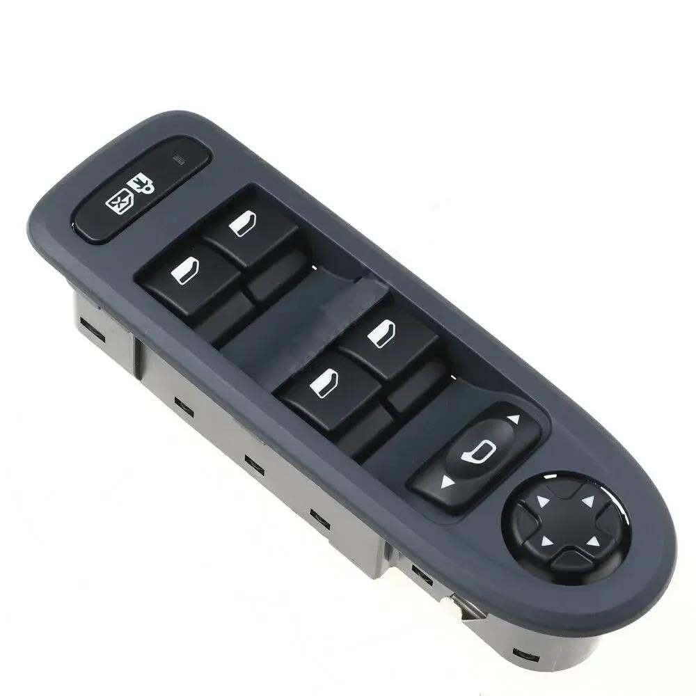 Auto Fensterheber Für Citroen C5 2007 2008 2009 2010 2011 2012 2013 98053439 96644915 Vorne Links Master Fensterheber Schalter Spiegel Control Taste Zubehör Fensterheber Motor von FIYFIOW