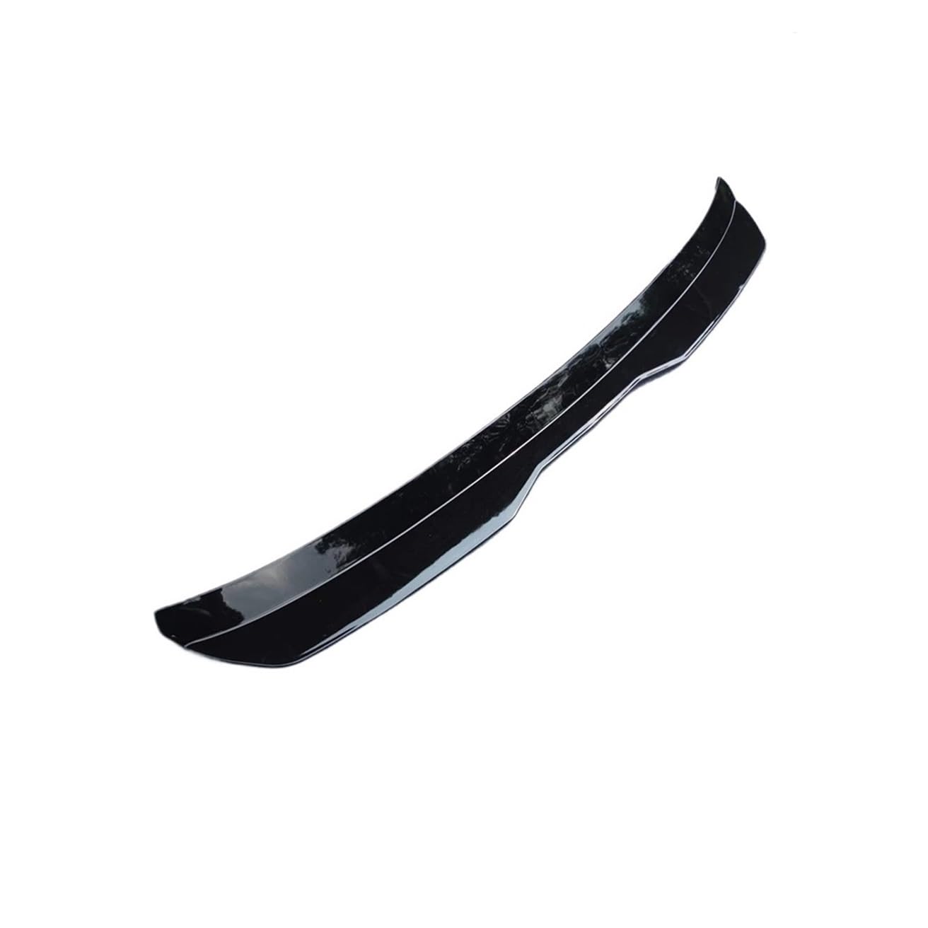 Heckflügel ABS Material Auto Hinten Flügel Hinten Dach Spoiler Für Benz Für Smart Für Fortwo 453 451 Dach Spoiler Auto Hinten Dach Lip Spoiler Heckspoiler(Glossy Black) von FIYFIOW