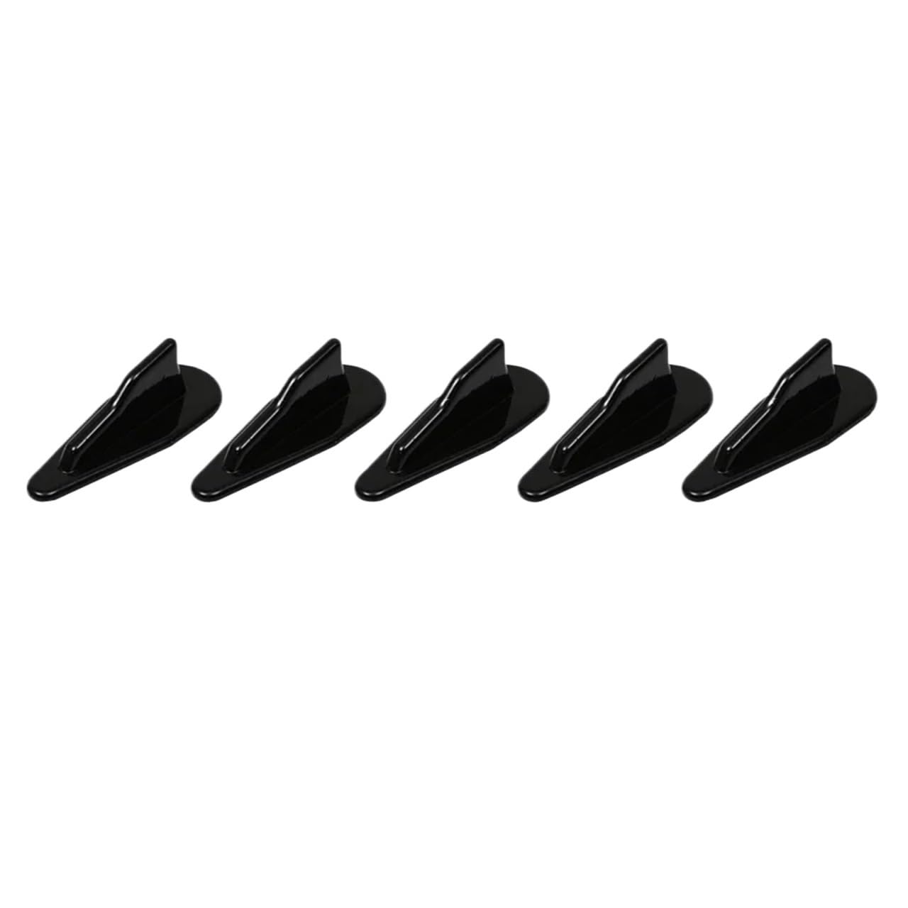 Heckflügel Auto Dach Haifischflosse Stil Diffusor Spoiler Zubehör Für VW Für Passat B8 Heckspoiler(Bk 5pcs style2) von FIYFIOW