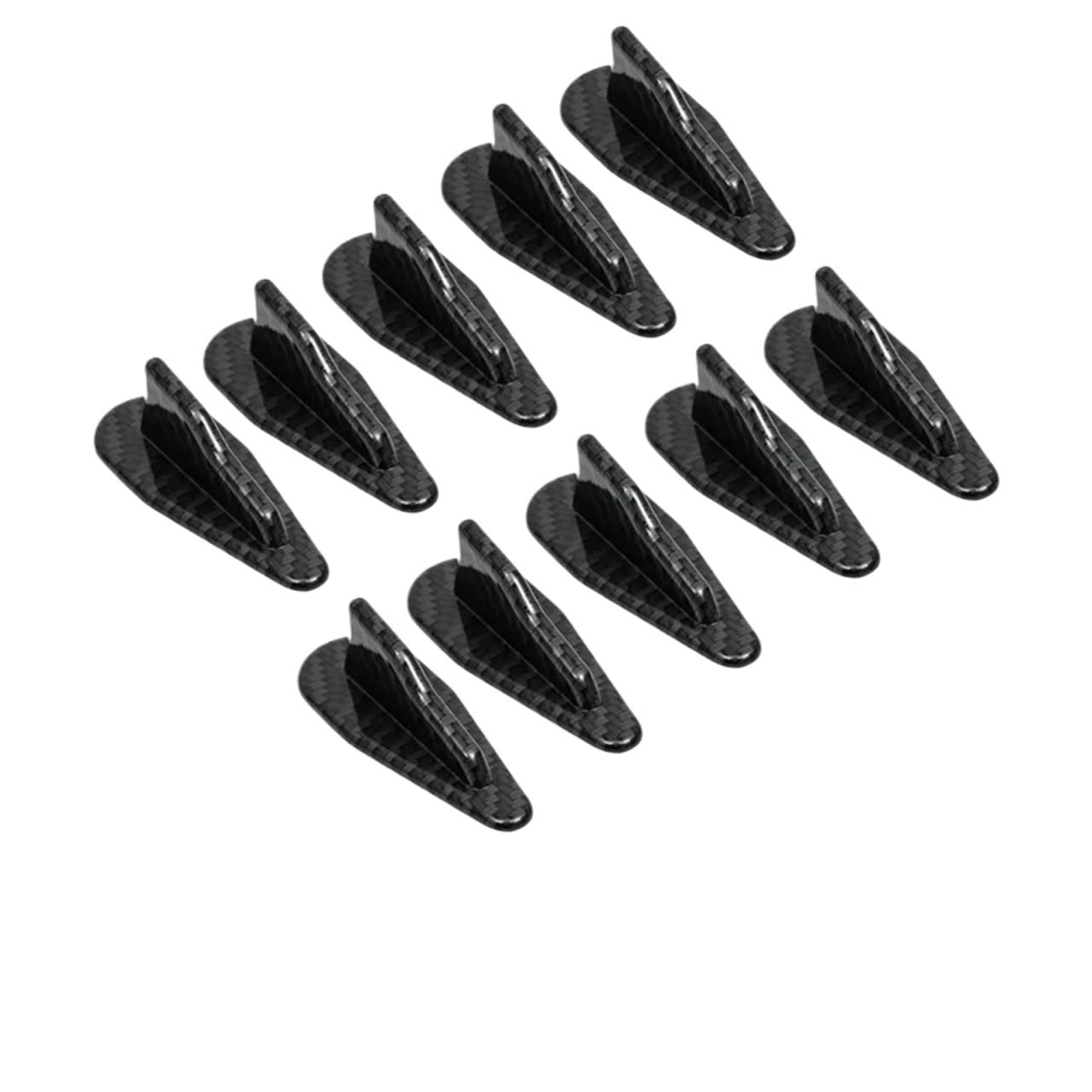 Heckflügel Auto Dach Shark Fin Stil Diffusor Spoiler Zubehör Für W211 W204 E36 E46 E92 Heckspoiler(CB 10pcs style2) von FIYFIOW