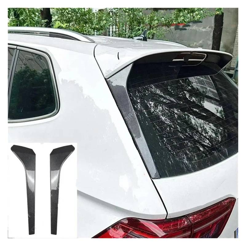 Heckflügel Auto-Heckscheiben-Spoiler-Splitter Glänzender Heck-Stammfenster-Heckflügel Für VW Für Tiguan MK2 Für TSI Für TDI R Für R-Linie 2017–2021 2022 2023 Heckspoiler(Model B Carbon Look) von FIYFIOW