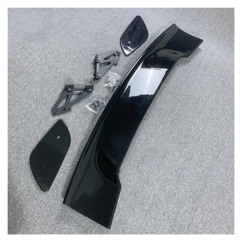 Heckflügel Auto Styling ABS SCHWARZ/Carbon Faser Farbe Heckspoiler Auto Spoiler Für Mazda Rx8 Rx-8 MX5 Für MX-5 2016 2017 2018 2019 Heckspoiler(Bright Black) von FIYFIOW