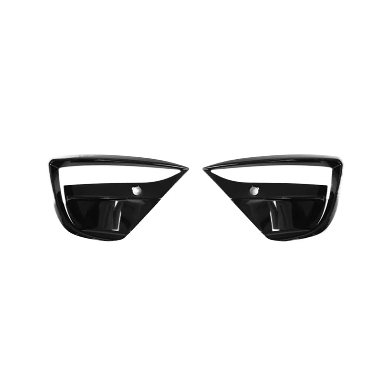 Heckflügel Für Tesla Für Modell 3 Y 2021 2022 2023 Nebel Lampe Spoiler Klinge Trim Schutzhülle Wind Messer ABS Dekoration Aufkleber Auto Zubehör Heckspoiler(3 Bright Black) von FIYFIOW