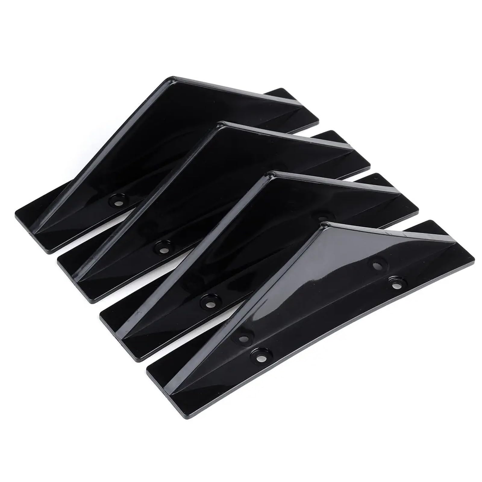 Heckflügel Für VW Für Golf MK5 Für GTI Für GTD 2009-23 Universal Heckstoßstange Diffusor Haifischflosse Spoiler Lip Splitter Schutz Glänzend Schwarz Autozubehör Heckspoiler(Matt-schwarz) von FIYFIOW