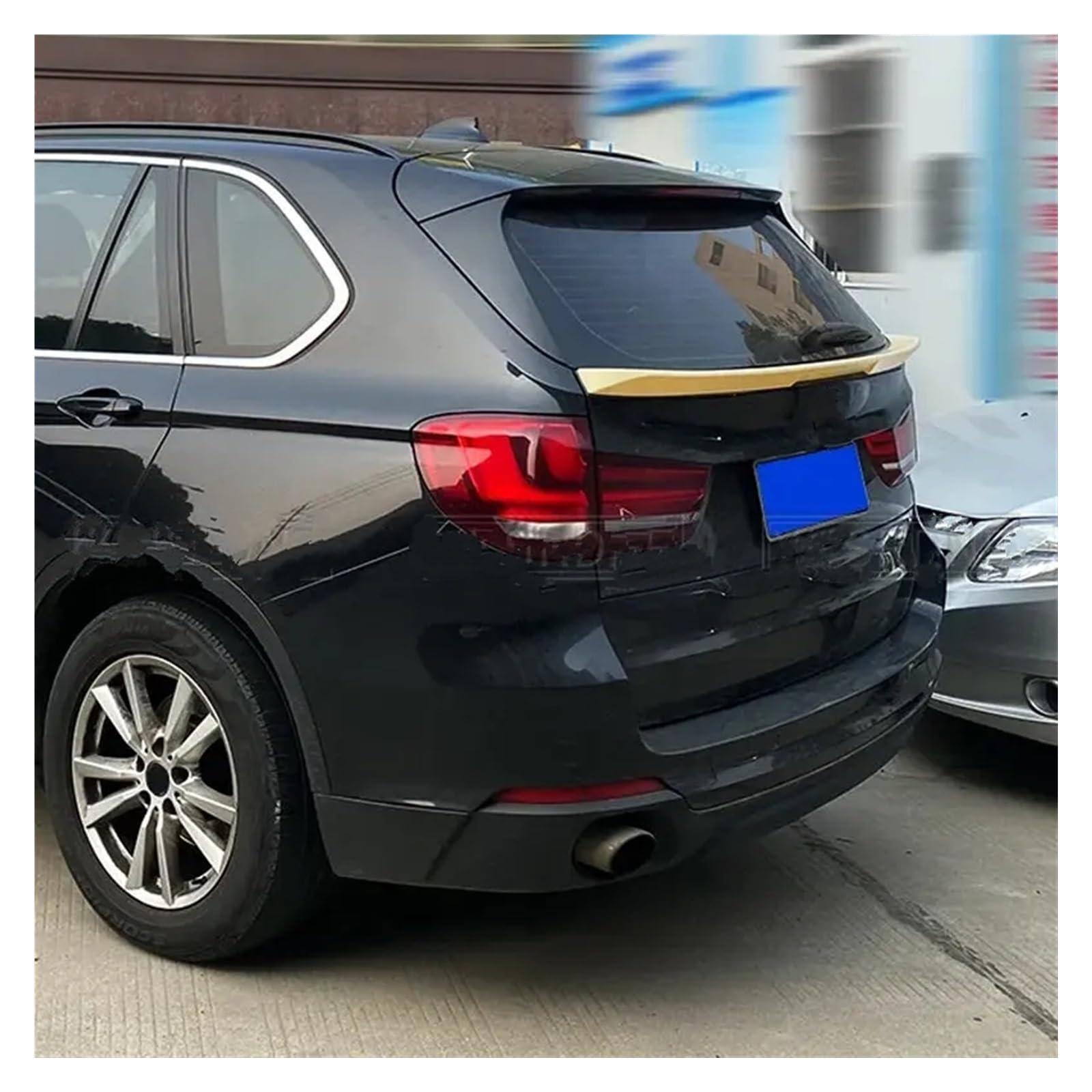 Heckflügel Für X5 F15 Stamm Spoiler Flügel ABS Glänzend Schwarz Carbon Look Hinten Mittel Spoiler Dach Flügel 2014 2015 2016 2017 2018 Heckspoiler(Carbon Fiber Pattern) von FIYFIOW