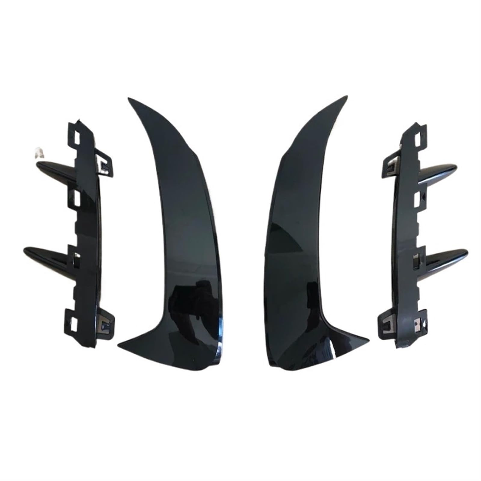 Heckflügel Hinten Stoßstange Trim Lip Spoiler Aufkleber Canards Flossen Für Benz A Klasse W177 Schrägheck A180 A200 A220 A250 A35 2019 2020 2021 + Heckspoiler(for Rear) von FIYFIOW