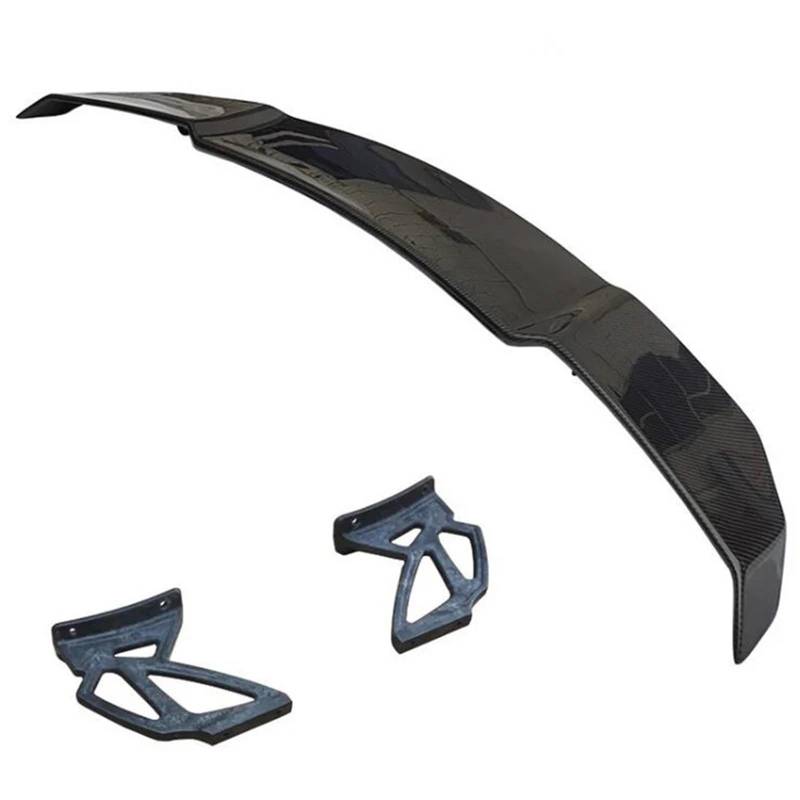 Heckflügel Universal Real Carbon Fiber Spoiler Flügel Kofferraum Hinten Lip Refit Zubehör Für Für Cayenne Für 718 981 987 Für Cayman Für Boxster Heckspoiler(ABS Carbon Fiber) von FIYFIOW