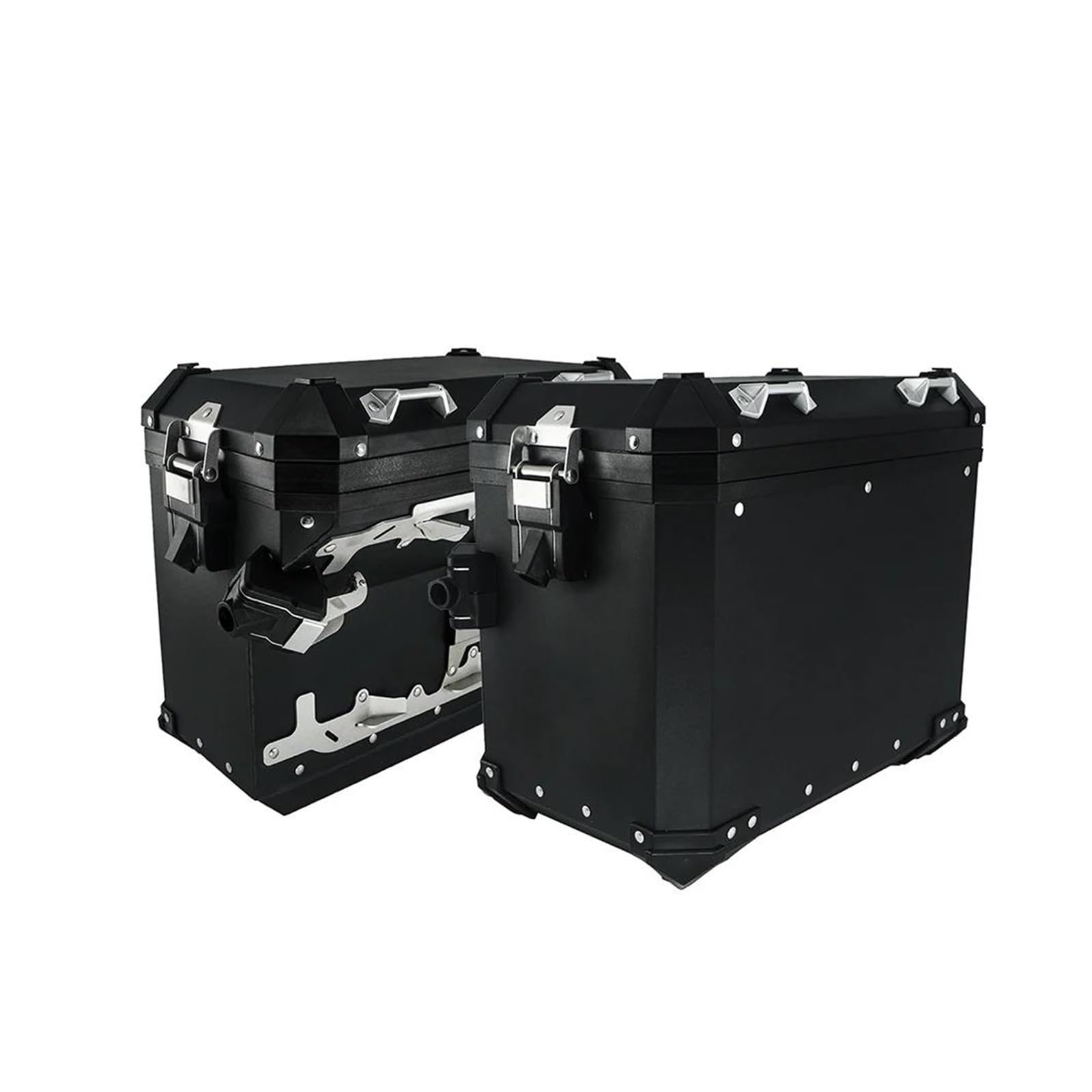 Hinterradgepäckträger Für Für R1200GS R1250GS Für Abenteuer GS R1250 2013-2023 Motorrad Stamm Top Fall Packtaschen Satteltasche Hinten Gepäck Rack Aluminium Box Gepäck Rack(BK Panniers) von FIYFIOW