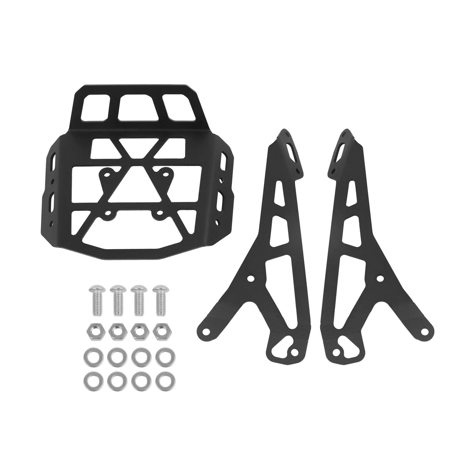 Hinterradgepäckträger Für MONKEY125 Für Monkey 125 DAX125 18-2024 Front Rack Fracht Lagerung Träger Schwanz Tasche Gepäck Rack Fracht Unterstützung Halter Halterung Gepäck Rack(Schwarz) von FIYFIOW