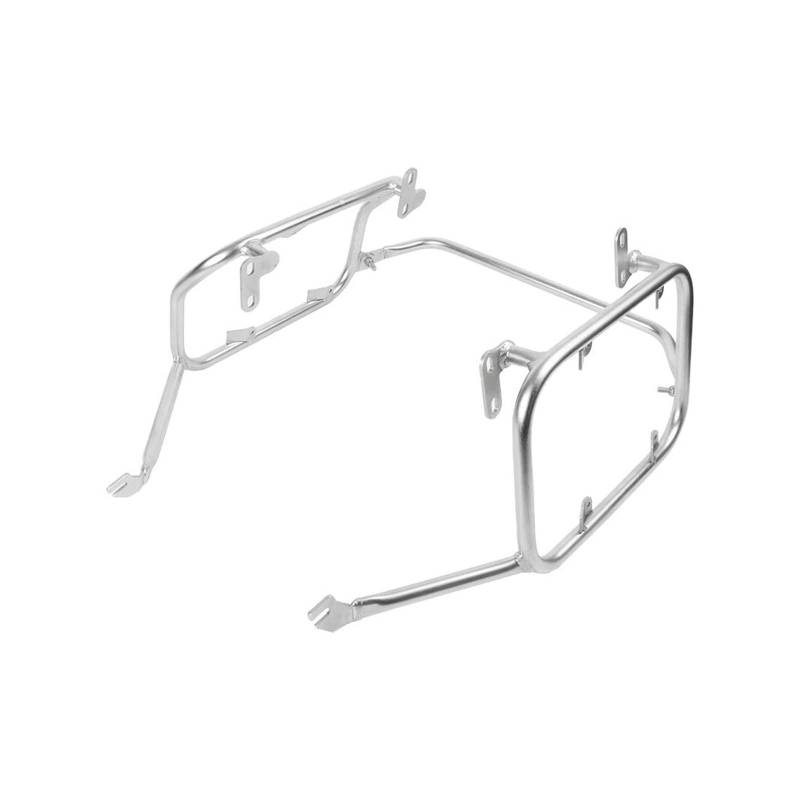 Hinterradgepäckträger Für Suzuki Für V-Strom 1050 DL1050 2020 2021 2022-ON Motorrad Schwanz Trunk Aluminium Top Case Satteltaschen Taschen Halterung Gepäck Box Rack Gepäck Rack(Silver Pannier Rack) von FIYFIOW