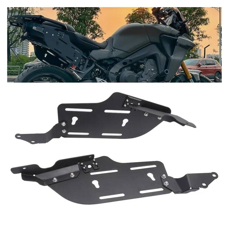 Hinterradgepäckträger Für Tracer 9 9GT 9GT + 2021-2024 900GT 900 /GT Satteltasche Reise Seite Tasche Halterung Halter Motorrad Seite Box Gepäck Rack Gepäck Rack(Luggage Rack) von FIYFIOW