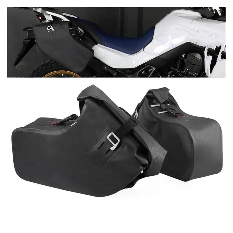 Hinterradgepäckträger Für XL750 Für Transalp 750 2023-2024 wasserdichte Satteltasche Halterung Halter Motorrad Seite Tasche Lagerung Pannier Gepäck Rack Gepäck Rack(2pcs Side Bag) von FIYFIOW