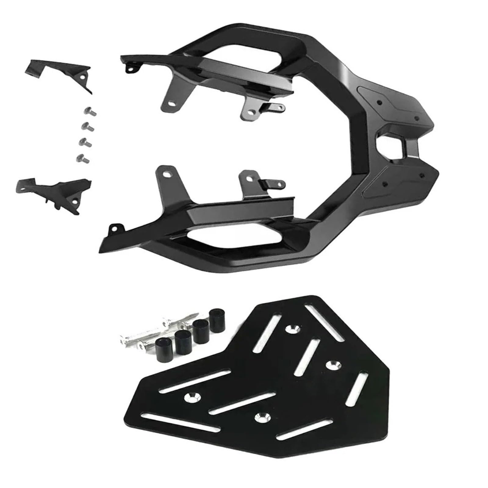 Hinterradgepäckträger Für Zontes Für Scrambler 125 Hinten Sitz Rack Halterung Gepäck Träger Cargo Regal Unterstützung Motorrad Zubehör Gepäck Rack(A and B) von FIYFIOW