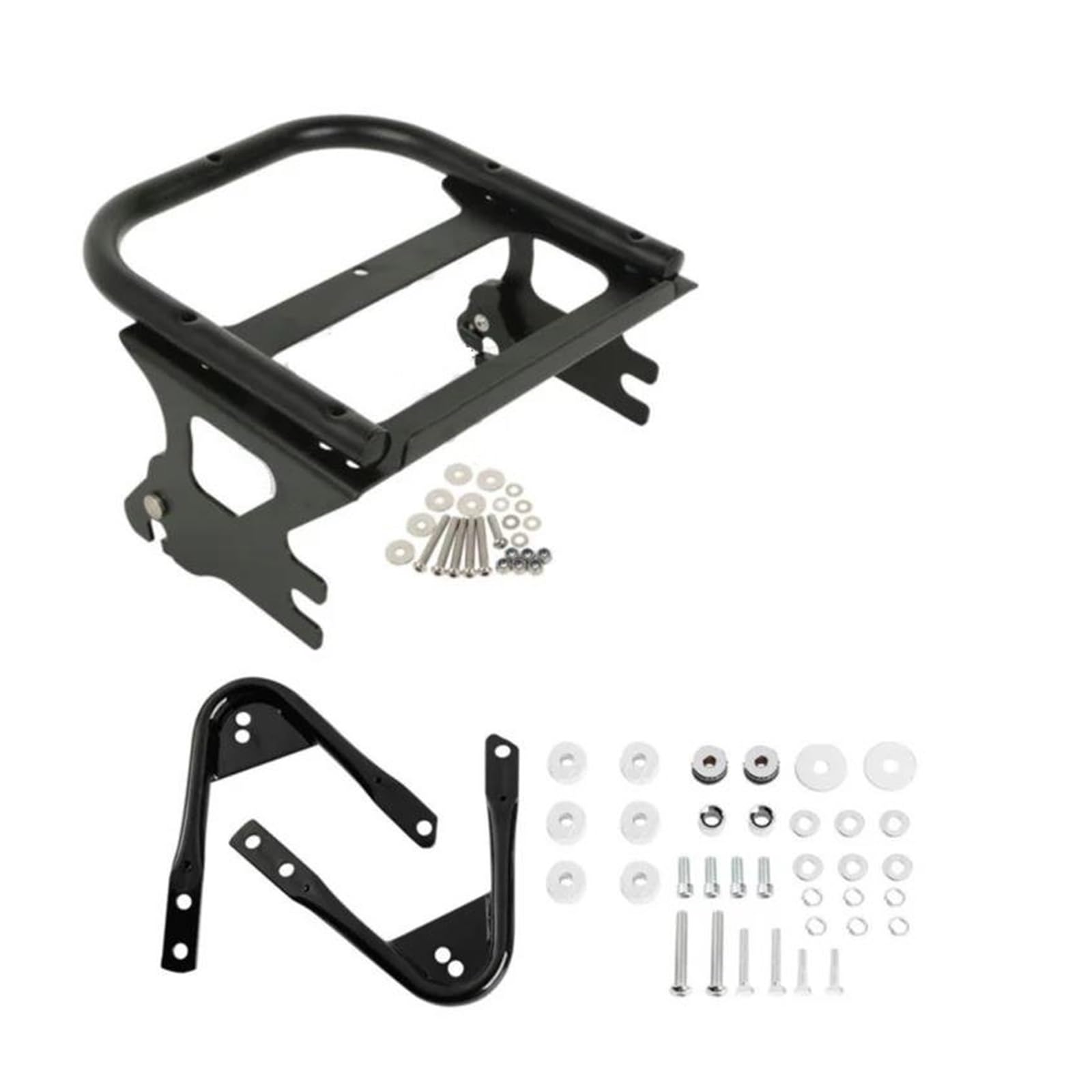 Hinterradgepäckträger Motorrad Gepäckträger Docking Hardware Kit Für Touring Für Electra Für Straße Für Glide Für Road Für King Für FLTR Für FLHX 97-08 Gepäck Rack(B) von FIYFIOW