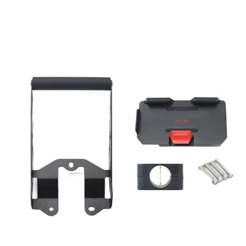 Motorrad GPS Navigation Halterung Motorrad USB Drahtlose Ladegerät GPS Telefon Halter 12MM 22MM Navigation Halterung Halterung Für Ducati Für Wüste X Für DesertX 937 2022 2023(22mm - A Set) von FIYFIOW