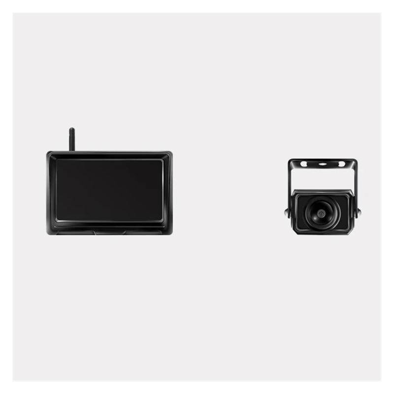 Rückansichtskamera 1080P Wireless IPS 5 Zoll Auto Monitor Rückansicht Rückfahrkamera Fahrset Mit Stabilem Digitalen Signal Auto Parking Reverse Kamera(AW50 n 1 AW08 Cam) von FIYFIOW