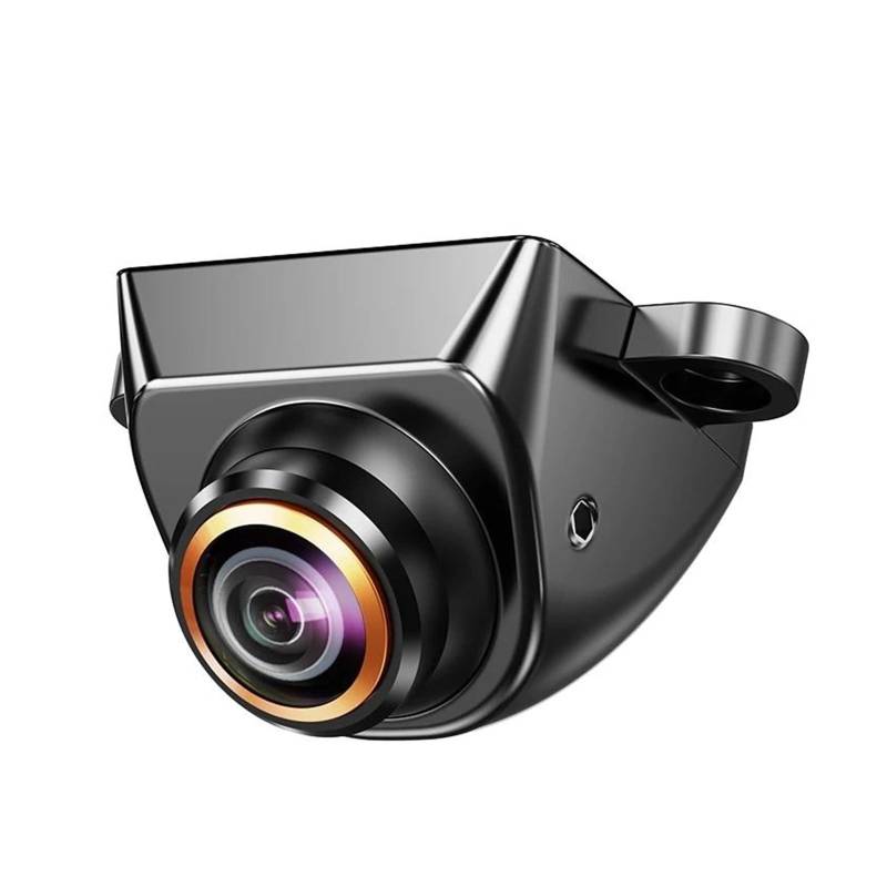 Rückansichtskamera AHD 170° Fisheye Goldene Linse 1080P Auto-Rückfahrkamera Full HD Fahrzeug-Rückfahr-Backup-Frontkameras Nachtsicht Reverse Kamera(Black-CVBS-AHD720P) von FIYFIOW