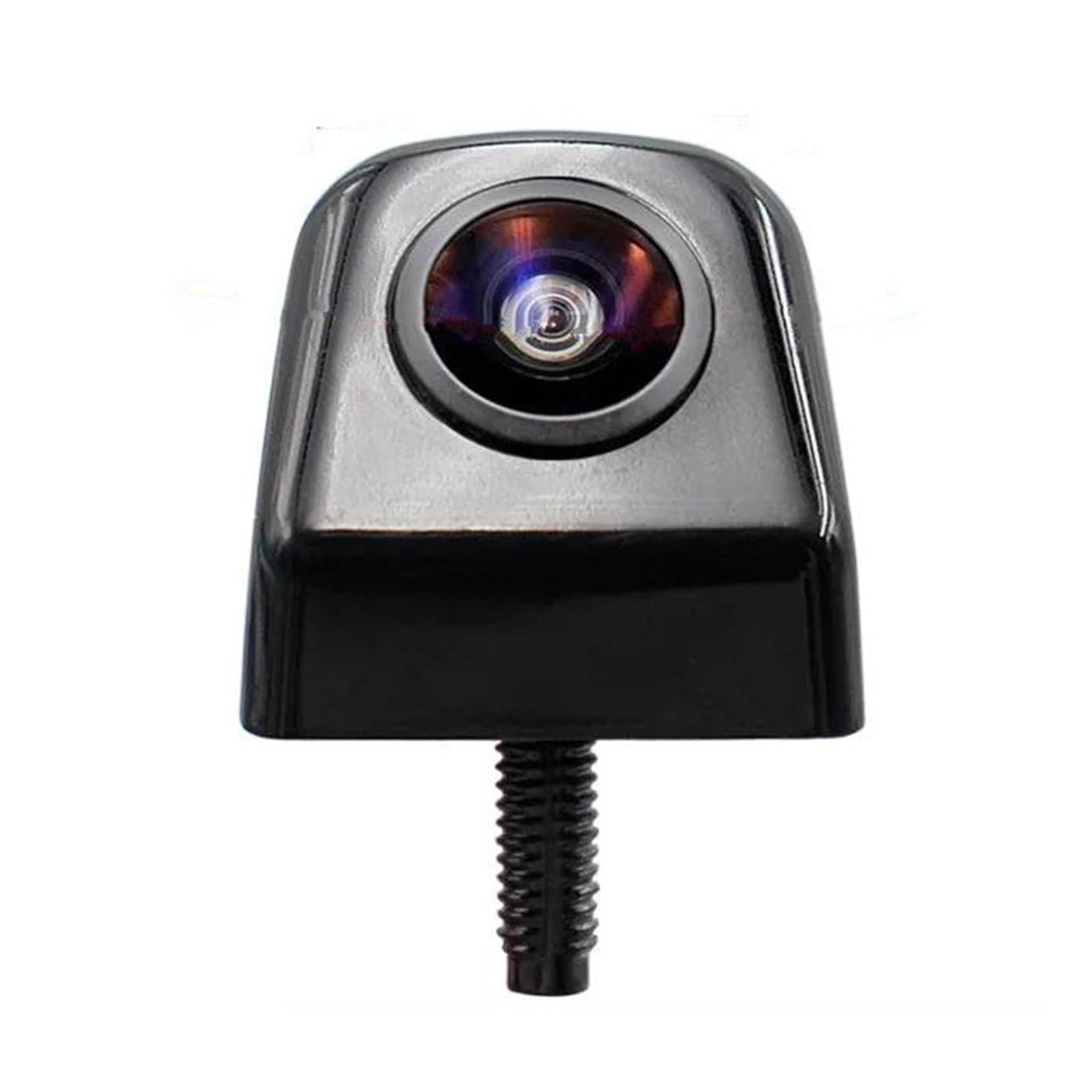 Rückansichtskamera CCD HD 180 Grad Fisheye-Objektiv Rück-/Vorderansicht Weitwinkel Schwarz Metall Autokamera Rückfahrkamera Nachtsicht 12V Reverse Kamera(170 Degree CVBS) von FIYFIOW