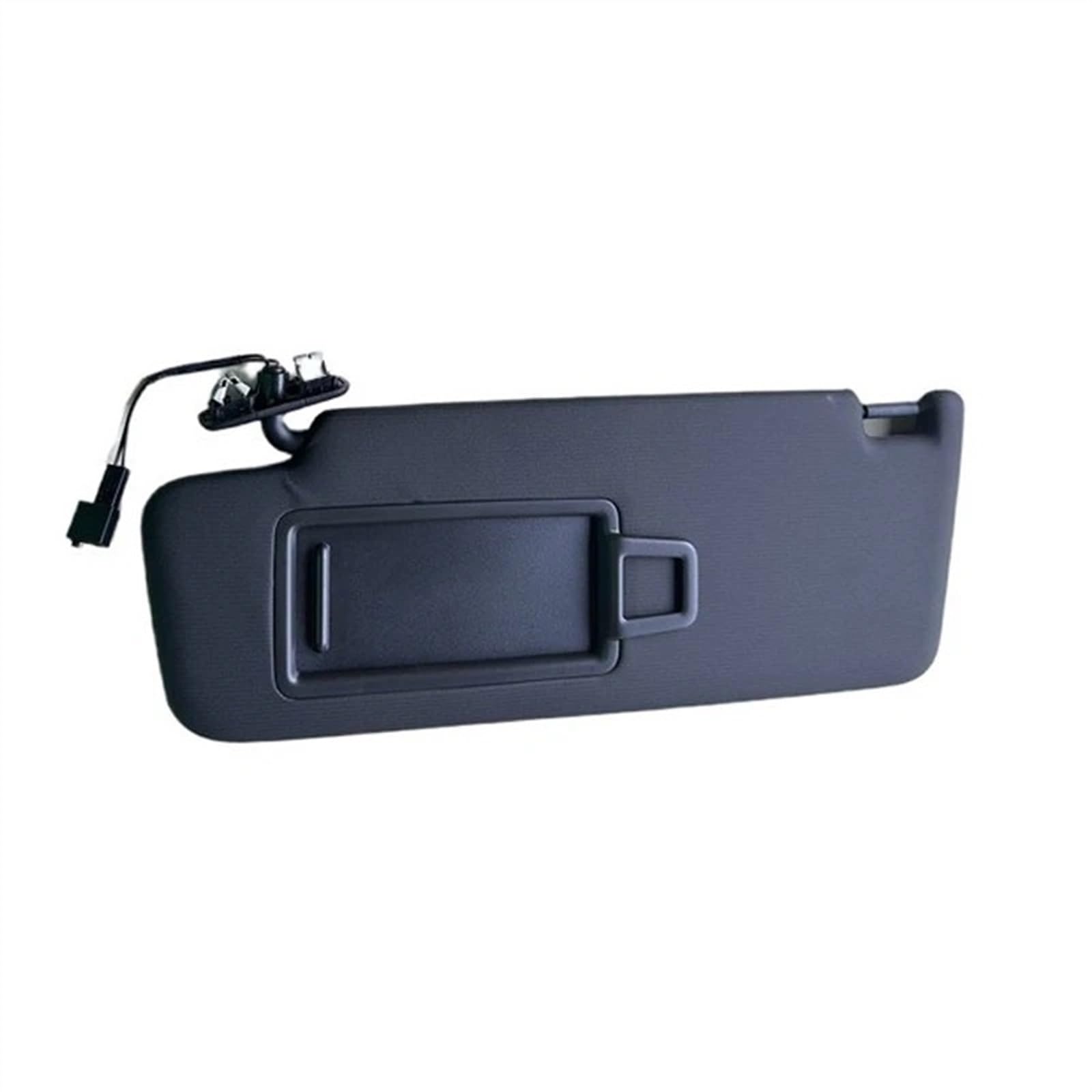 Sonnenblende Auto Front Sonnenblende Panel Mit Make-Up Spiegel Für VW Für Golf 7 SportsVan Für Jetta MK7 TCross Für Passat B8 CC E Für Golf TRoc Auto Sonnenschutz(Schwarze Linke) von FIYFIOW