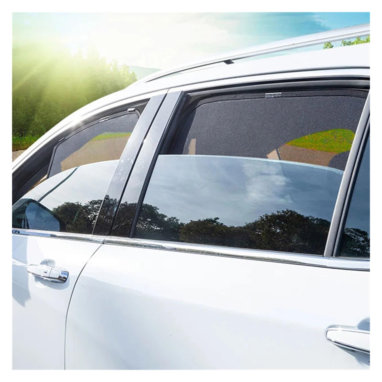 Sonnenblende Auto Für 3er-Serie Für Touring Für E91 Für Kombi 2005–2011 Auto-Sonnenschutz Frontscheibe Vorhang Rückseite Babyfenster Sonnenschutz Sonnenschutz Vorhang(Rear Windshield) von FIYFIOW