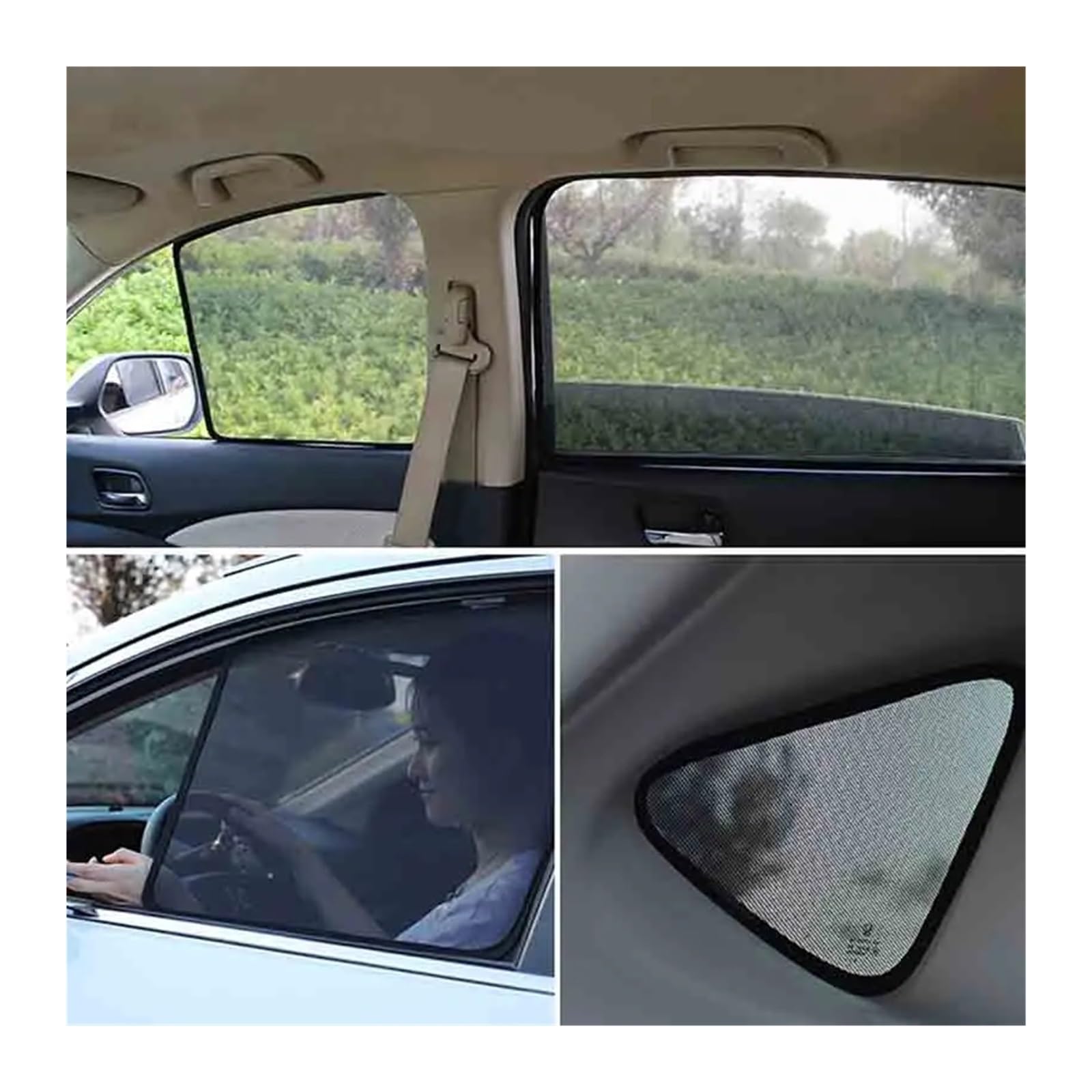 Sonnenblende Auto Für Changan Für CS85 2021 Auto Fenster Sonnenschutz Magnetische Mesh Zubehör Sonnenschutzdach Polyester Gaze Mesh Schützen Abdeckung Sonnenschutz Vorhang(5 Pcs) von FIYFIOW