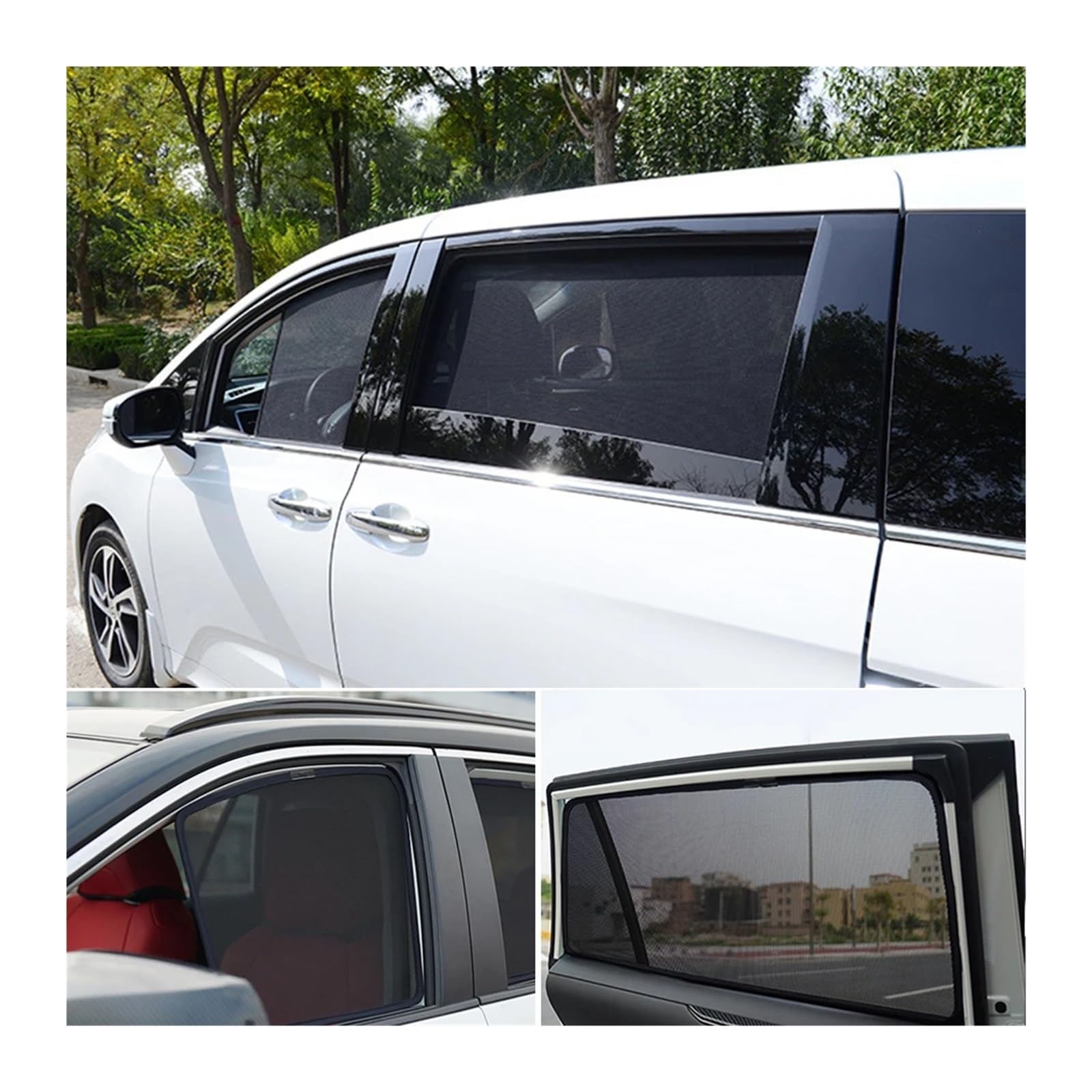 Sonnenblende Auto Für Toyota Für Land Für Cruiser Für J300 2022 2023 2024 Auto Sonnenschutz Frontscheibe Vorhang Hinten Seite Fenster Sonnenschutz Visier Sonnenschutz Vorhang(Rear Windshield) von FIYFIOW