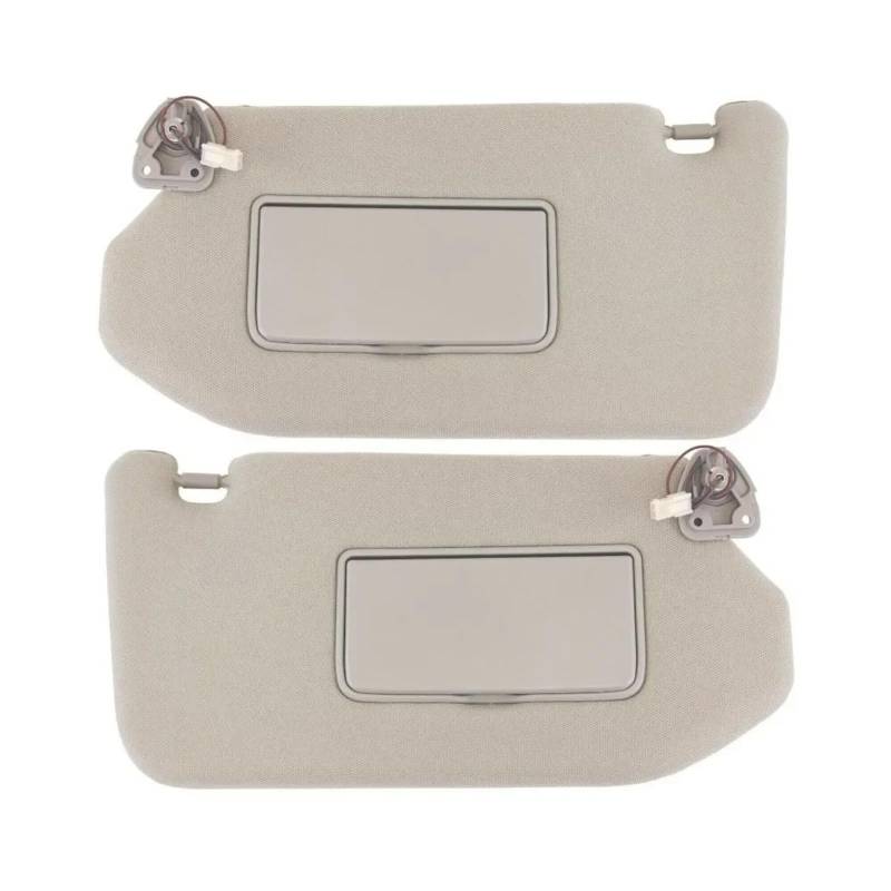 Sonnenblende Grau Beige Sonnenblende Fahrerseite Beifahrerseite Links Rechts Seite Für Infiniti QX60 JX35 2013 2014 2015 2016 2017 2018 Auto Sonnenschutz(Beige Left and Right) von FIYFIOW