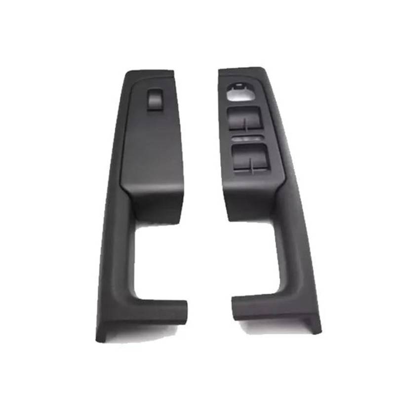 Türgriffe Innentüren 2 Stück Beige Grau Schwarz 3TD867157 Für Skoda Für Superb 2008-2011 2012 2013 Vorne Hinten Innen Tür Griff Armlehne Rahmen Switch Control Panel Trim Türgriff Innen(Black Front) von FIYFIOW