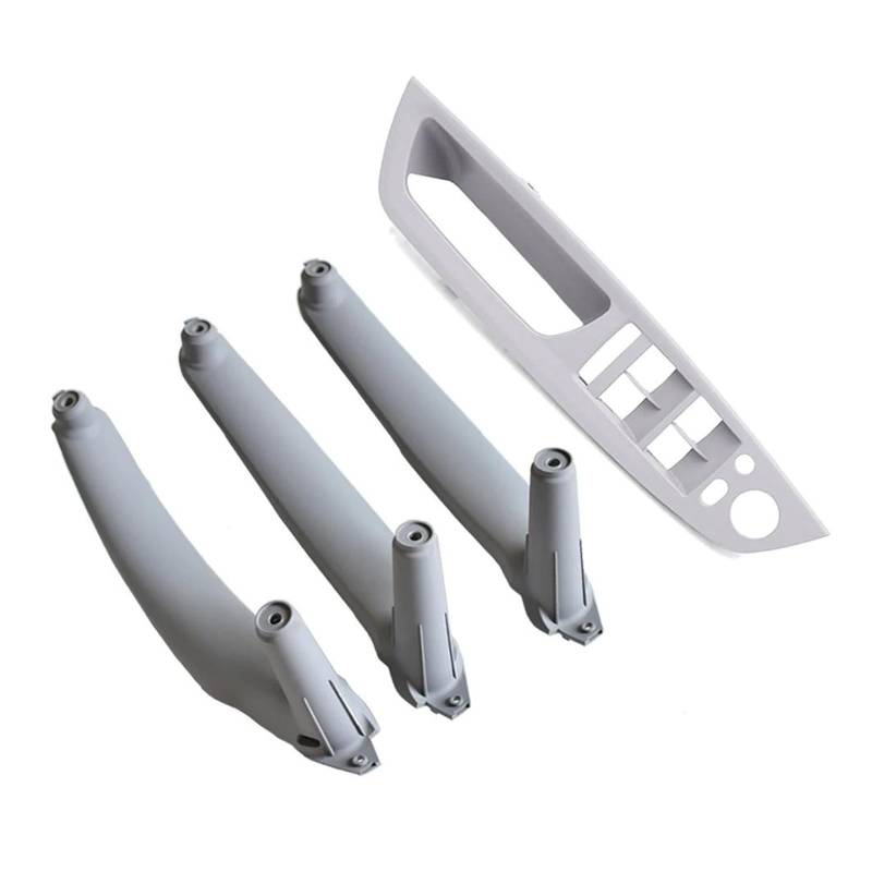 Türgriffe Innentüren Armlehne Auto Links Vorne Fahrersitz Für E70 E71 X5 X6 2006-2014 LHD Innentürgriff Innenverkleidung Pull Trim Abdeckung Türgriff Innen(Gray-4pcs) von FIYFIOW