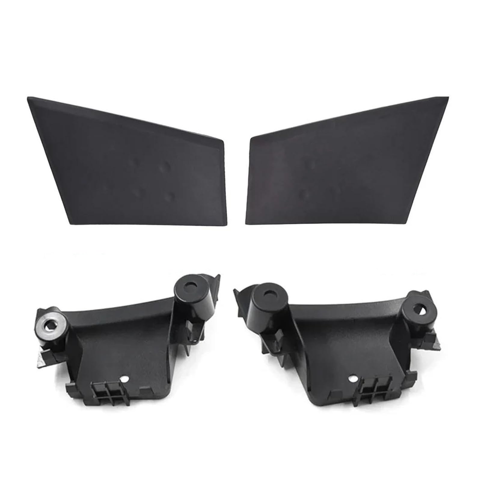 Türgriffe Innentüren Auto Grau Innengriff Abdeckung Tür Schnalle Hand Abdeckung Tür Armlehne Basis Schwarz Für Citroen C1 2005 06 2007 2008 2009 2010 2011 2012 2013 2014 Türgriff Innen(4Piece Black) von FIYFIOW