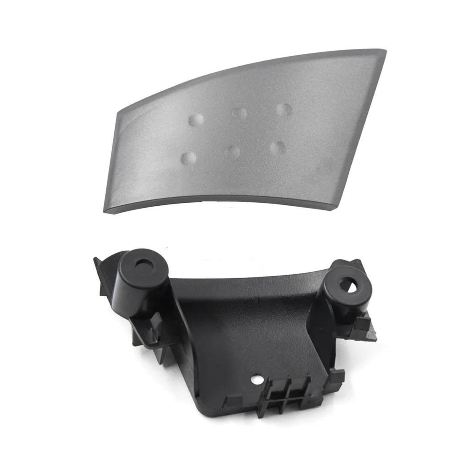 Türgriffe Innentüren Auto Grau Innengriff Abdeckung Tür Schnalle Hand Abdeckung Tür Armlehne Basis Schwarz Für Citroen C1 2005 06 2007 2008 2009 2010 2011 2012 2013 2014 Türgriff Innen(RH GY Cover BK von FIYFIOW