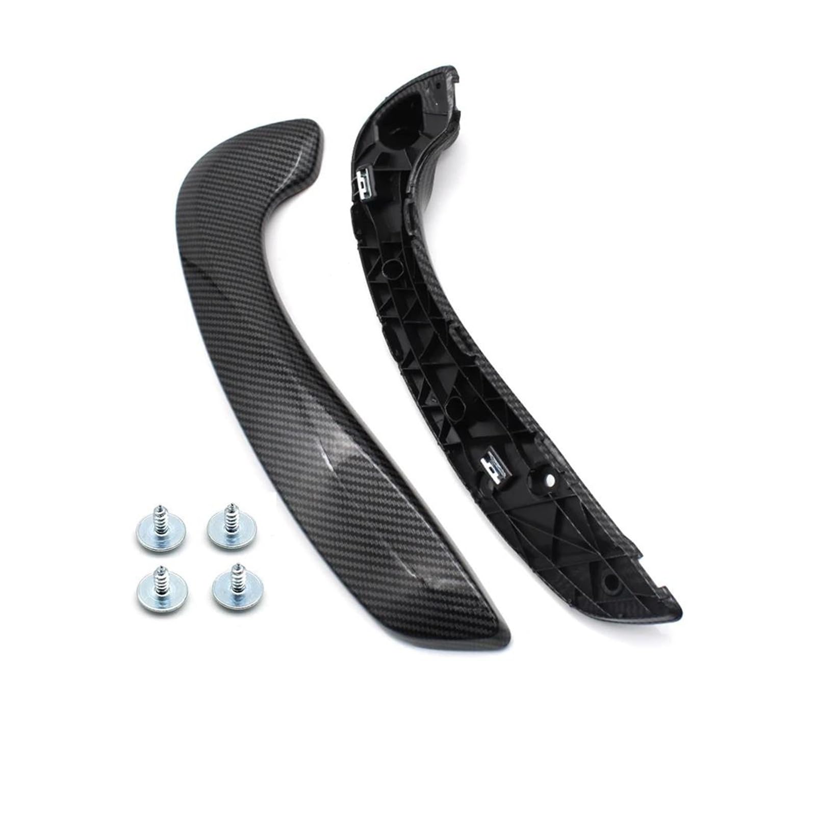 Türgriffe Innentüren Auto-Innenraum Vorne Links Rechts Innentür Pull Griff Greifer Kit 809540001R 809600007R Für Megane 3 MK3 Für Fluence 2008-2016 Türgriff Innen(Handle Kit-Cabon R) von FIYFIOW