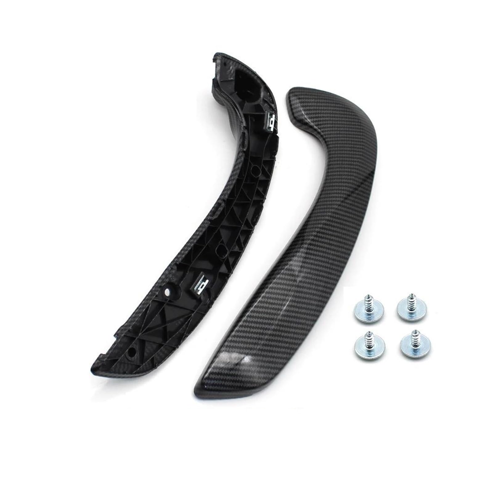 Türgriffe Innentüren Auto-Innenraum Vorne Links Rechts Innentür Pull Griff Greifer Kit 809540001R 809600007R Für Megane 3 MK3 Für Fluence 2008-2016 Türgriff Innen(Handle Kit-Carbon L) von FIYFIOW