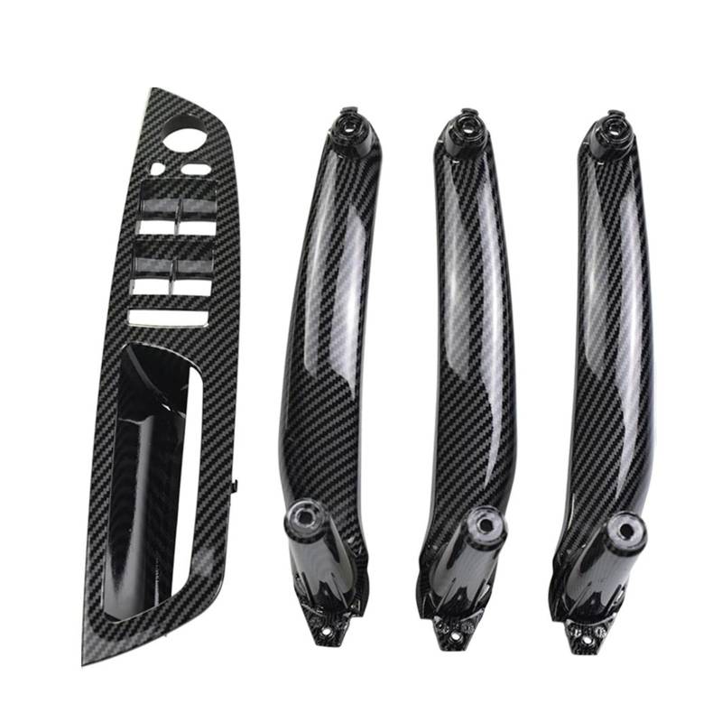 Türgriffe Innentüren Carbon Fiber Armlehne Auto Innen Tür Griff Innere Panel Pull Trim Abdeckung Für E70 E71 E72 X5 X6 2007-2010 2011 2012 2013 2014 Türgriff Innen(LHD-Carbon-4Piece) von FIYFIOW