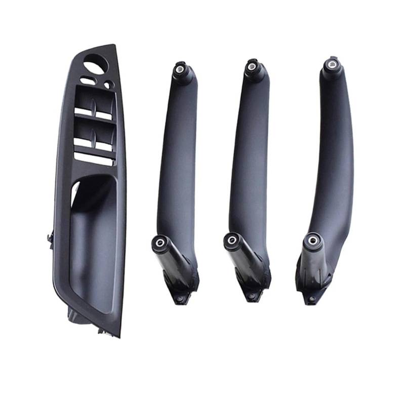 Türgriffe Innentüren Carbon Fiber Armlehne Für E70 E71 E72 X5 X6 2007-2014 Auto Innen Tür Griff Innere Panel Pull Trim Abdeckung Türgriff Innen(RHD-Black-4pcs) von FIYFIOW