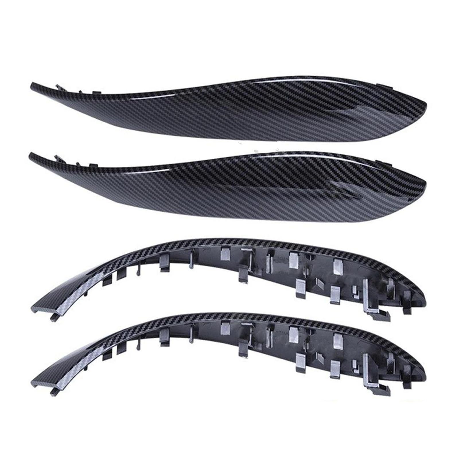 Türgriffe Innentüren Carbon Fiber Innen Tür Armlehne Auto Innen Griff Abdeckung Trim Für 3 4 Serie F30 F31 2013-2017 GT F34 2014-2017 F36 2015 2016 2017 Türgriff Innen(Carbon Fiber-4Piece) von FIYFIOW