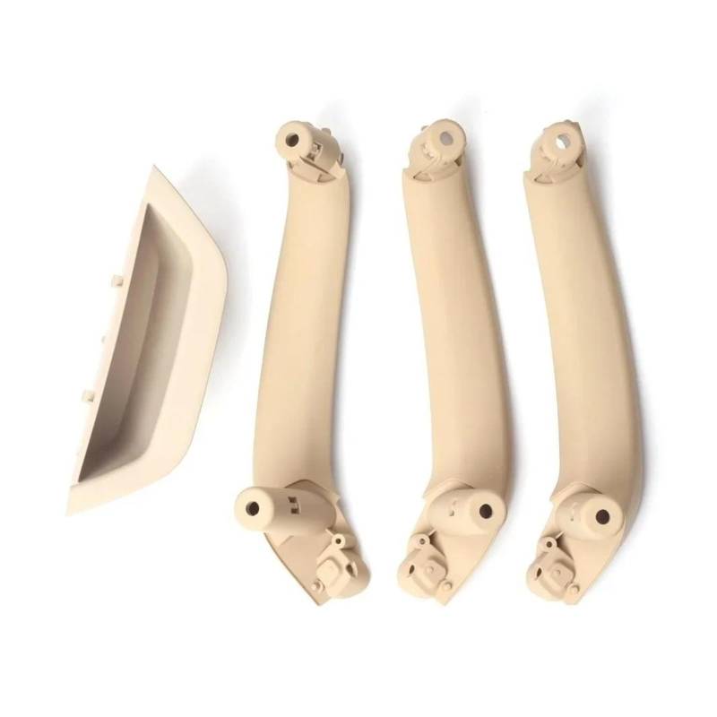 Türgriffe Innentüren Innentür Armlehne Panel Tür Pull Griff Set Für X3 X4 F25 F26 2010-2016 LHD RHD 4 Stück Set Innen Auto Zubehör Türgriff Innen(LHD Beige Set) von FIYFIOW