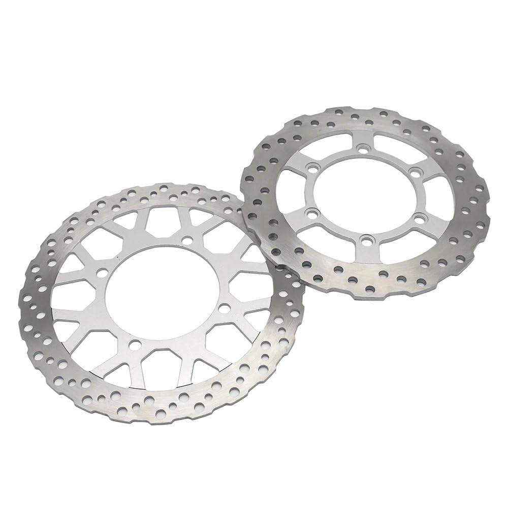 FJHEBIOUB Motorrad Bremsscheibe Für Ka&wa&sa&ki KLX250S KLX 250S 2008 2009 2010 2011 2012 Zu 2018 2019 2020 KLX 250 S Motorrad Vorne/Hinten Bremsscheibe Rotor(Front and Rear) von FJHEBIOUB