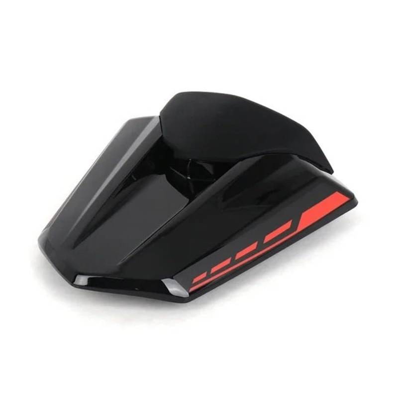 FJHEBIOUB Motorrad-Rücksitzverkleidung Für H&ONDA CB750 Hornet Cb750 CB 750 Hornet 2023 2024 Motorrad Zubehör Hinten Sozius Sitz Gugel Abdeckung Verkleidung(Bright Black red) von FJHEBIOUB