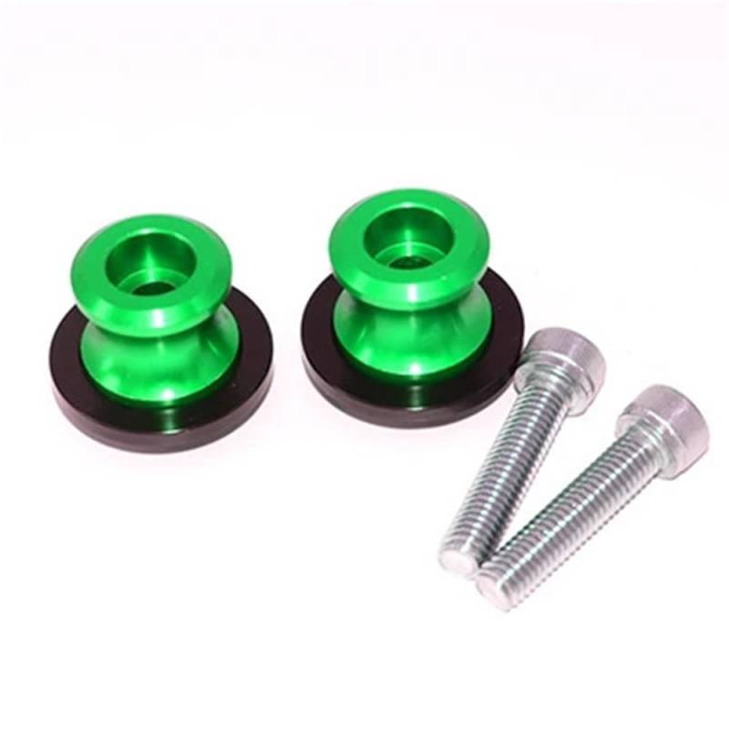 FJHEBIOUB Motorrad Schwinge Sliders Spulen Für CBR600RR CBR 600RR CBR 600 RR 2003-2017 Motorrad CNC Schwinge Spulen Stehen(Green) von FJHEBIOUB