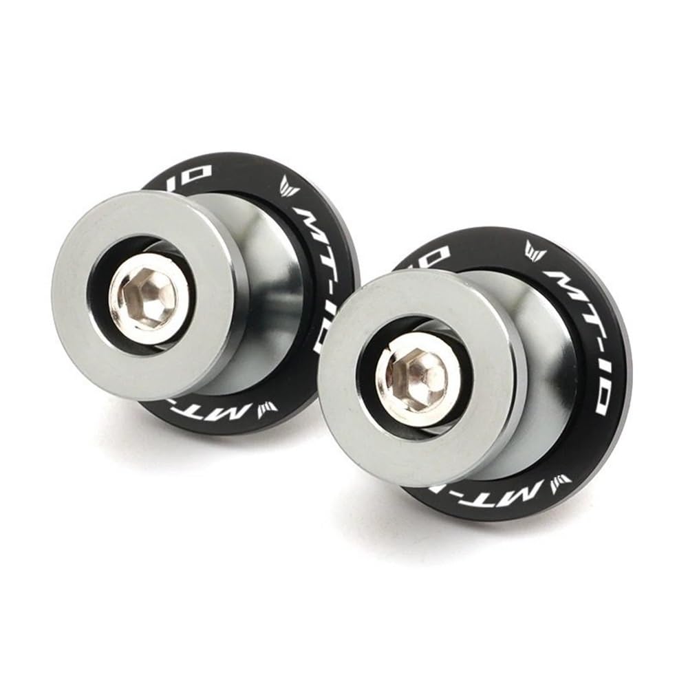 FJHEBIOUB Motorrad Schwinge Sliders Spulen Für MT03 MT09 MT10 MT 03 09 10 Mt03 Mt09 Mt10 Motorradzubehör Schwingenspulen Schieber Ständerschrauben(Titanium 3) von FJHEBIOUB