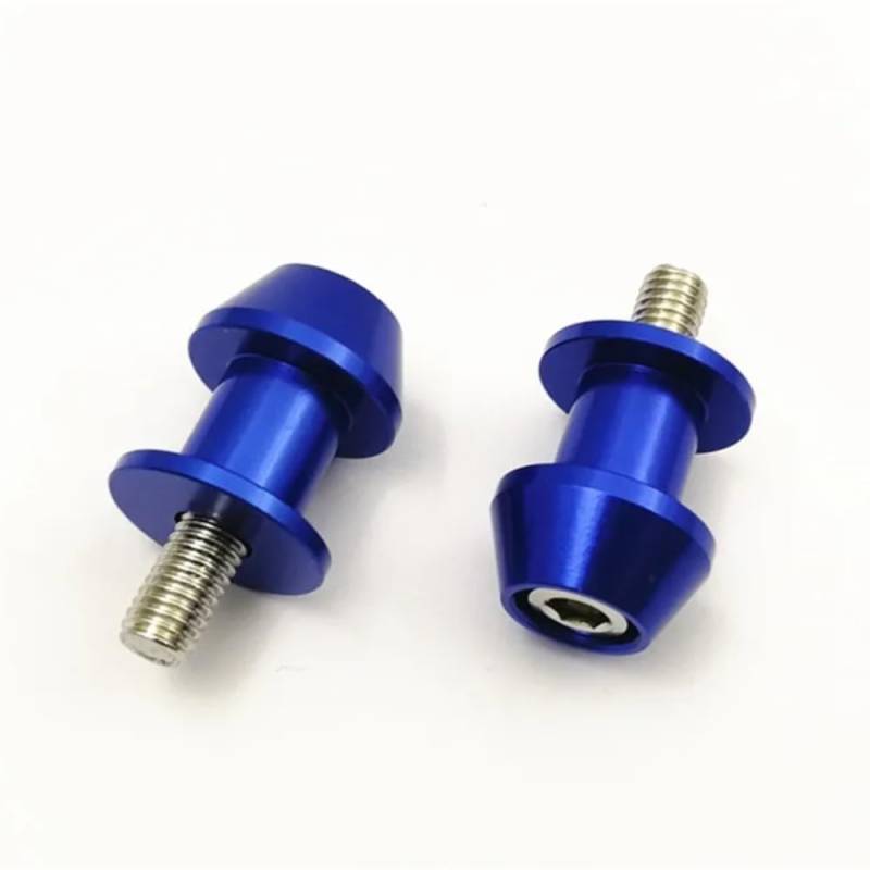 FJHEBIOUB Motorrad Schwinge Sliders Spulen Für Suzuki Für B&MW Für Ka&wa&sa&ki Für H&ONDA Für Y&AMAHA M6 M8 M10 Schwinge Sliders Spool Stand Schraube(10mm - Blue) von FJHEBIOUB