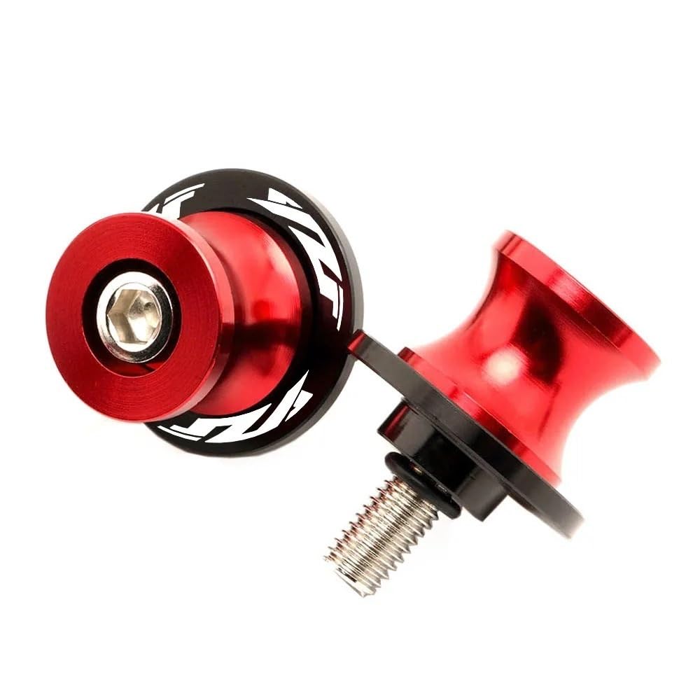 FJHEBIOUB Motorrad Schwinge Sliders Spulen Für YZF R3 R25 R6 R1 YZFR3 YZFR1 YZFR6 2019-2022 Motorrad 6mm Schwinge Spulen Slider Stand Spulen Zubehör(Red) von FJHEBIOUB