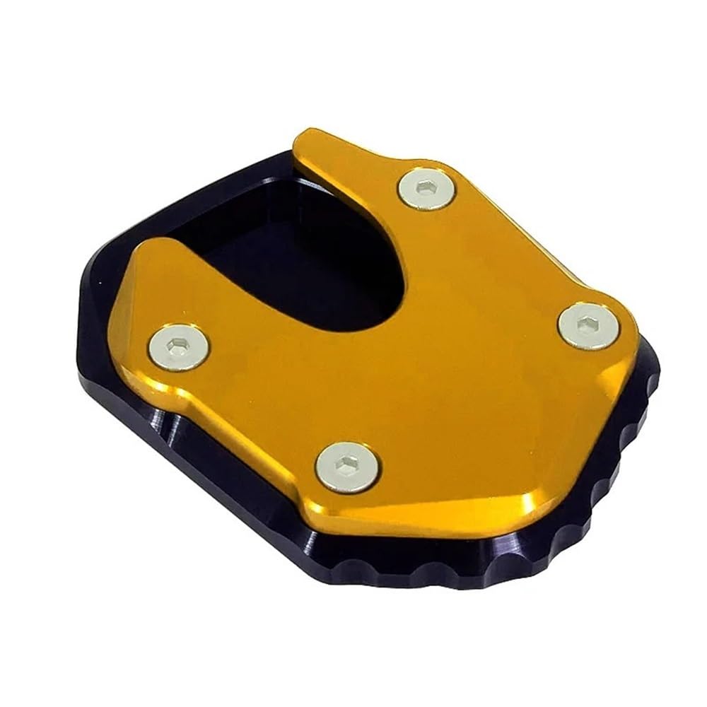 FJHEBIOUB Motorrad Seitenständer Platte Für H&ONDA X ADV X-ADV XADV 750 2021-2023 Motorrad Zubehör CNC Seite Stehen Verlängerung Pad Unterstützung Platte(Gold A) von FJHEBIOUB