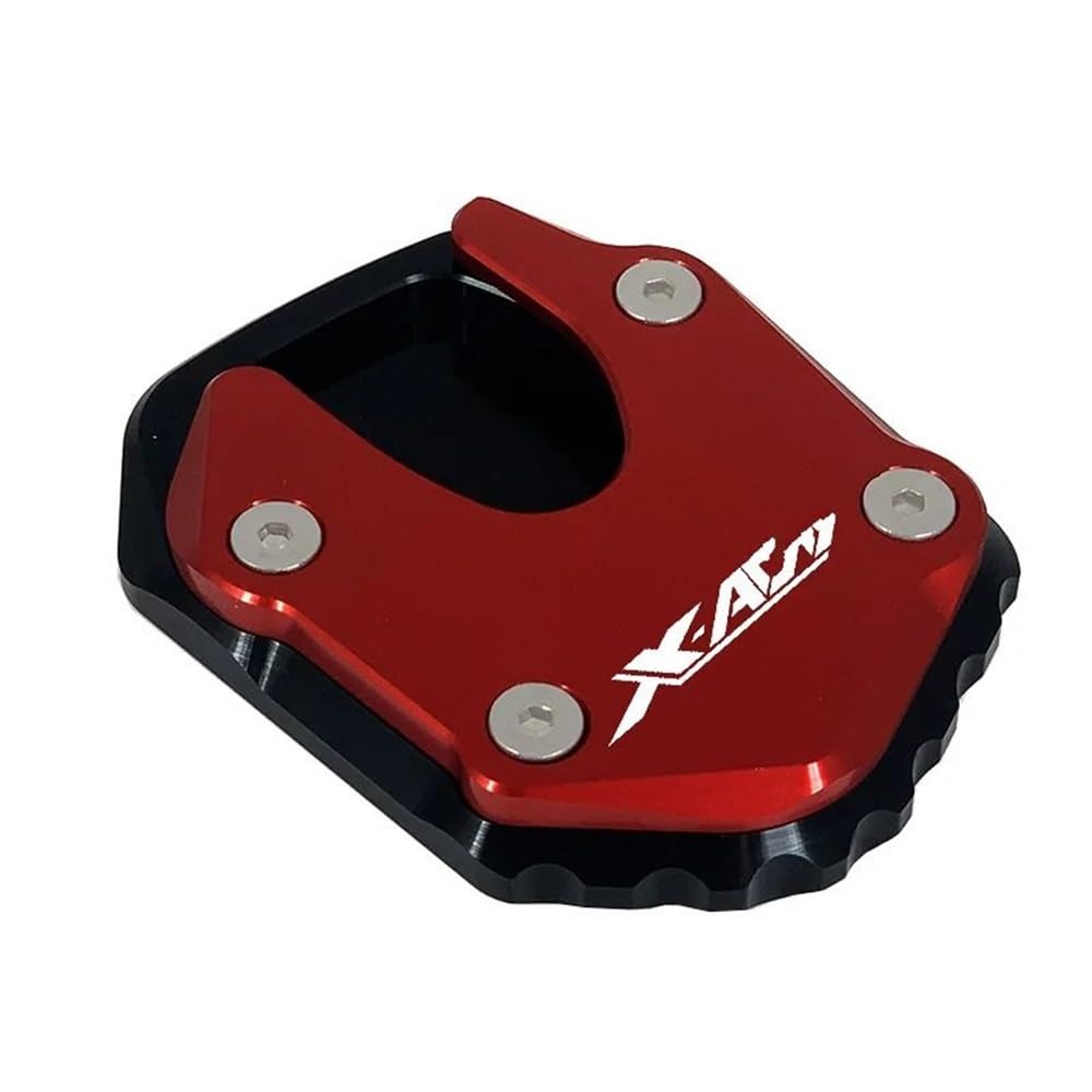 FJHEBIOUB Motorrad Seitenständer Platte Für H&ONDA X ADV X-ADV XADV 750 2021-2023 Motorrad Zubehör CNC Seite Stehen Verlängerung Pad Unterstützung Platte(Red B) von FJHEBIOUB