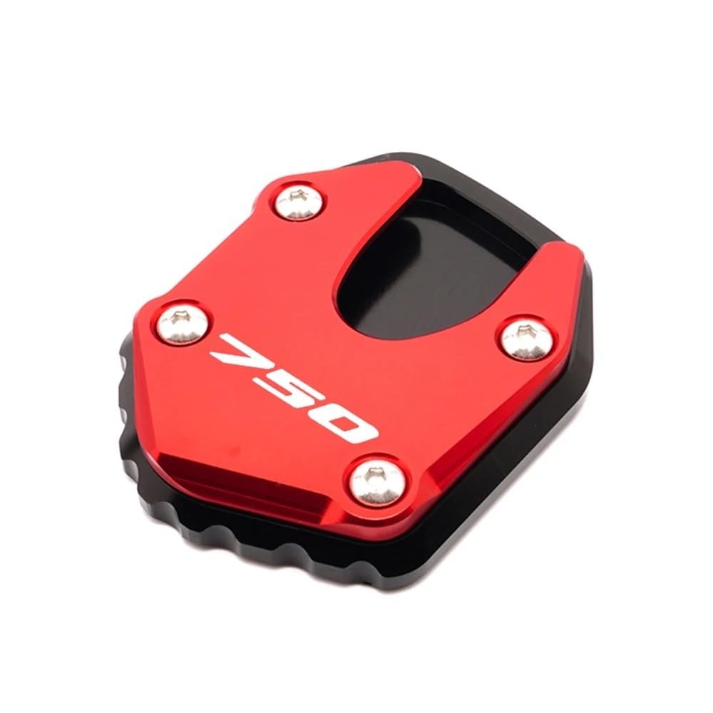 FJHEBIOUB Motorrad-Seitenständerpolster Für H&ONDA Forza 750 Forza750 2020 2021 2022 Motorrad Zubehör CNC Ständer Fuß Seite Stehen Verlängerung Pad(Red) von FJHEBIOUB